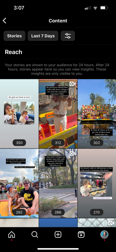 Understanding Instagram Story Metrics