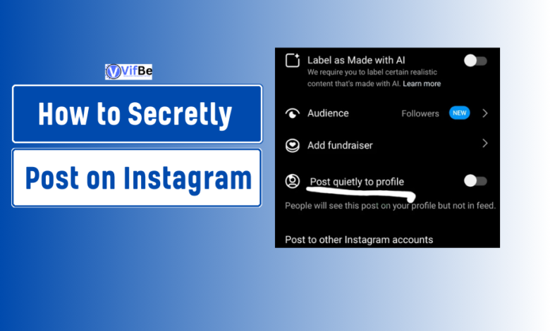 How to Secretly Post on Instagram