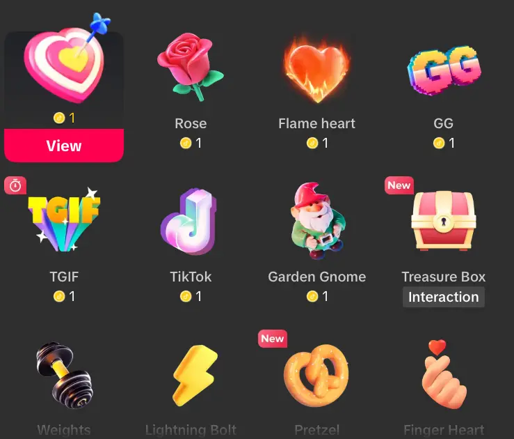 Gifting on TikTok