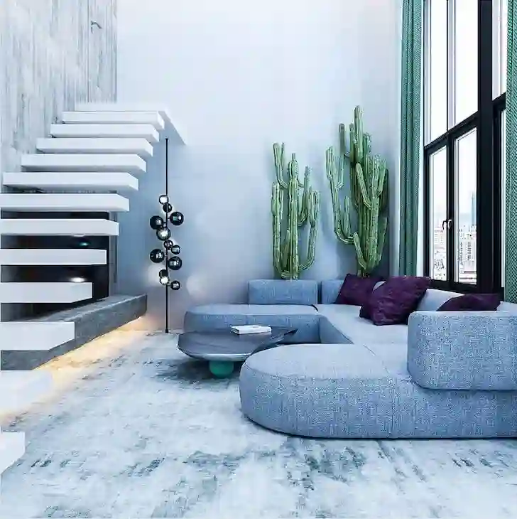 Powder Blue interior design