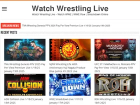 WatchWrestling We are your source for Wrestling News