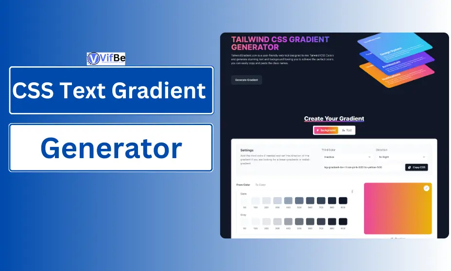 CSS Text Gradient Generator