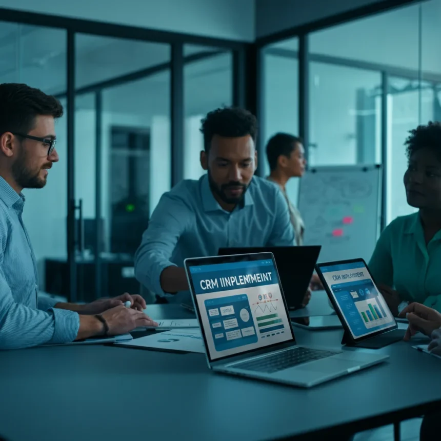 how to implement a crm system